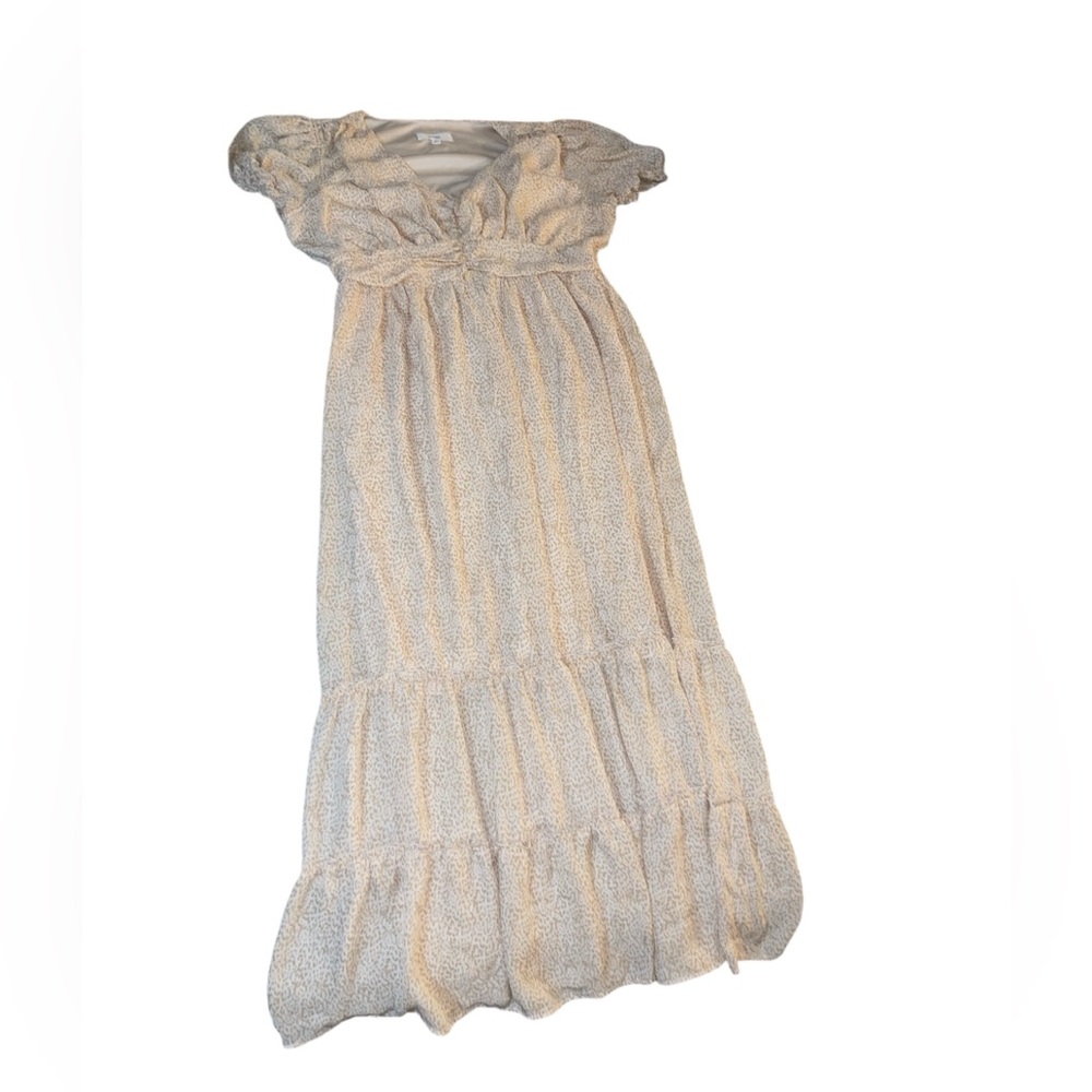 Lucky Brand Ruffled Tiered Maxi Dress